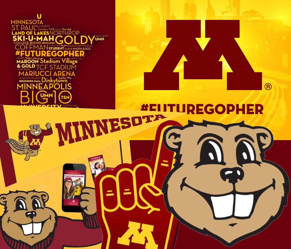 Collage of different Gopher images